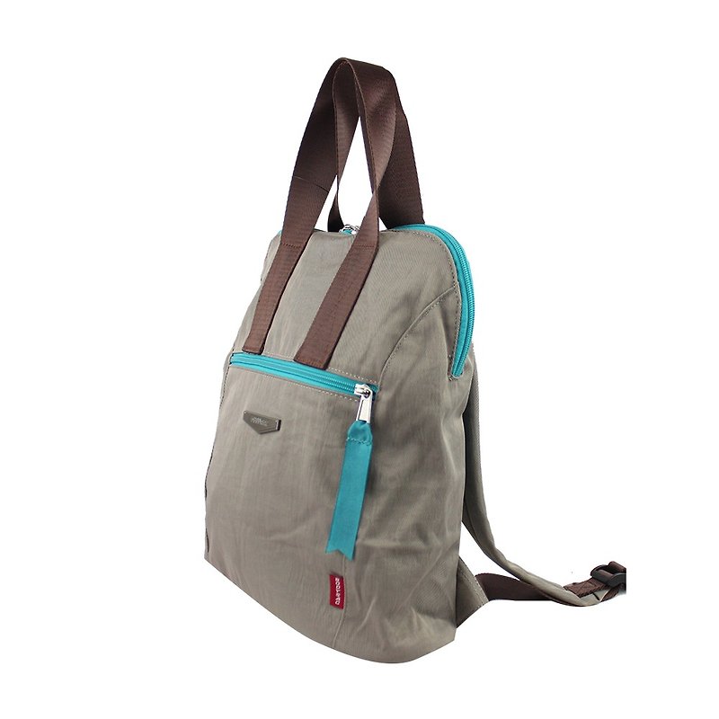 Gray carry-back dual-use bag BODYSAC "b651" - กระเป๋าเป้สะพายหลัง - เส้นใยสังเคราะห์ สีเทา