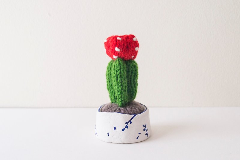 Miniature Knitted Cacti - home decor - 擺飾/家飾品 - 其他材質 多色