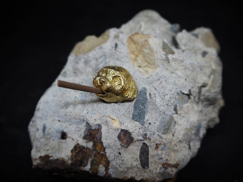 . In tacit understanding. NO.07-1 Maltese dog incense holder/ Bronze - Fragrances - Copper & Brass Gold