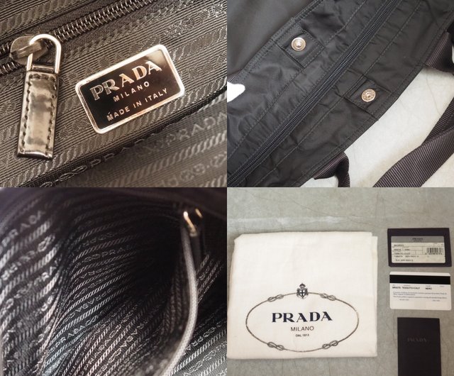 PRADA プラダ ナイロン ロゴ 2WAY トートバッグ ハンド