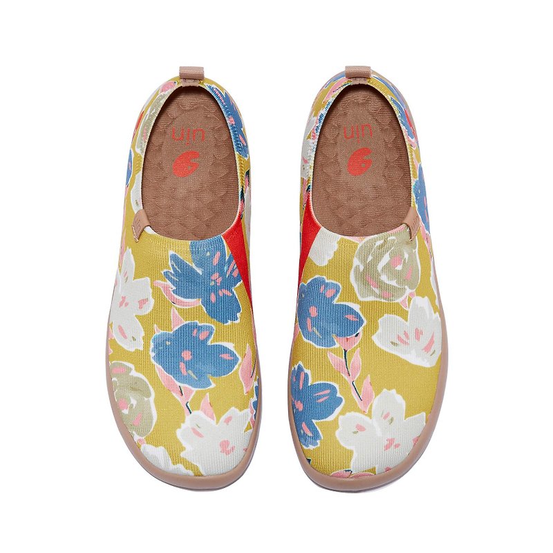 【Uin】Spanish original design | Casual women's shoes painted with fragrance of wild flowers - รองเท้าลำลองผู้หญิง - วัสดุอื่นๆ หลากหลายสี