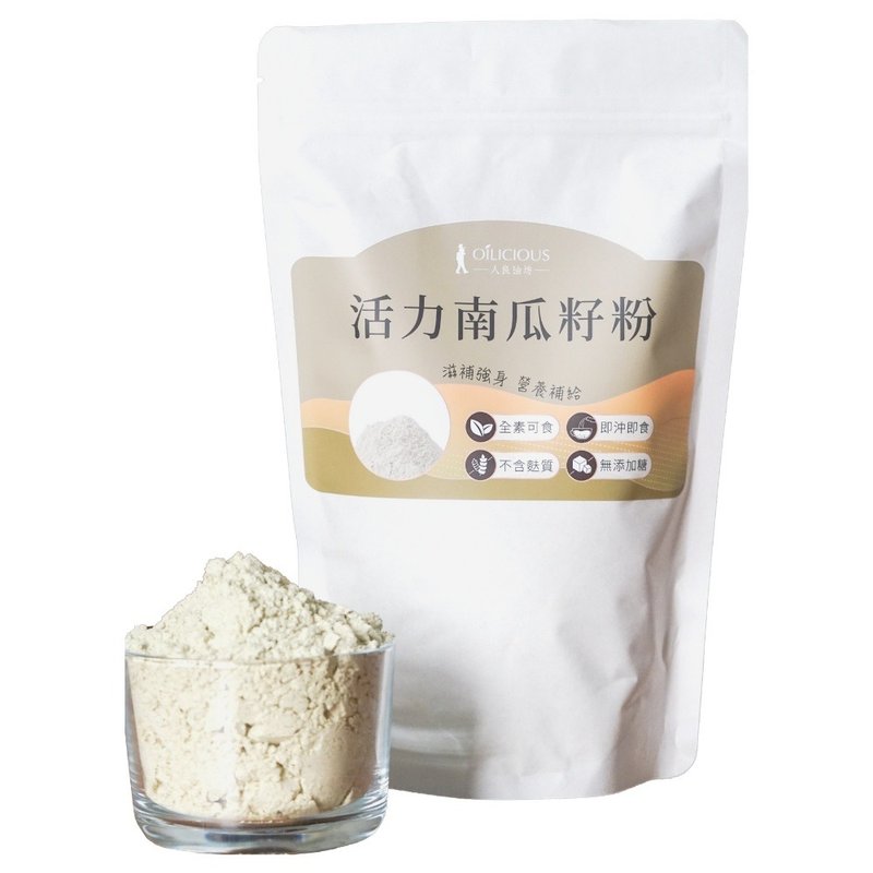 人良油坊 活力南瓜籽粉300g - 燕麥/麥片/穀物 - 其他材質 橘色