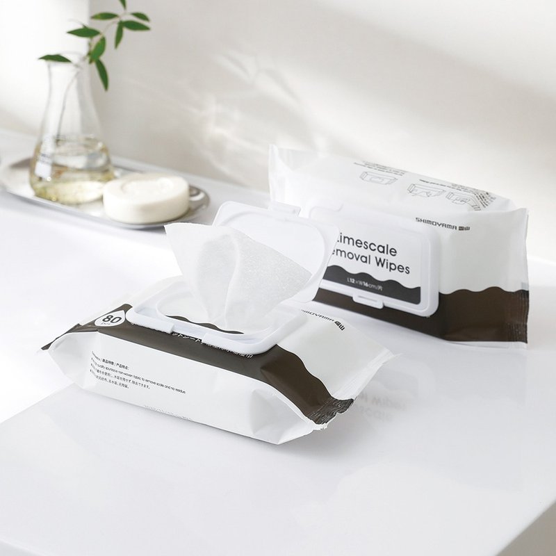 日本製 フロストマウンテン 浴室掃除 水垢落としと石けんカス除去 ウェットティッシュ (80枚) - 3パック - バス・トイレ用品 - その他の素材 ホワイト