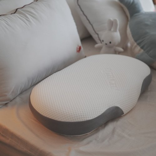 annahome棉床本舖 3D曲線護頸枕 臺灣製 天絲表布【分割槽凹槽設計、均勻釋放壓力】