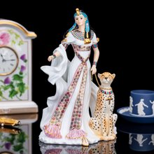 英国製 ウェッジウッド 優雅な手描き カラフルな踊る女神 限定版 磁器