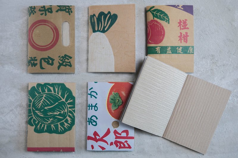 Taiwan Recycled Carton Recycled A5 Notebook 24 Pages. Optional Graduation Gift Packaging - Notebooks & Journals - Paper Multicolor