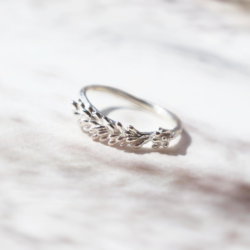 Lavender Ring. Handmade Jewellery. Original Design - General Rings - Sterling Silver Silver