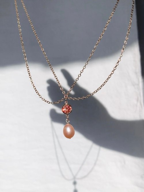 Quazar Studio Athena女神 頸鍊/短項鍊 (14K包金) /Athena Necklace (14KGF)