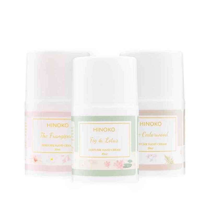 HINOKO Perfume Hand Cream Set - บำรุงเล็บ - วัสดุอื่นๆ สึชมพู