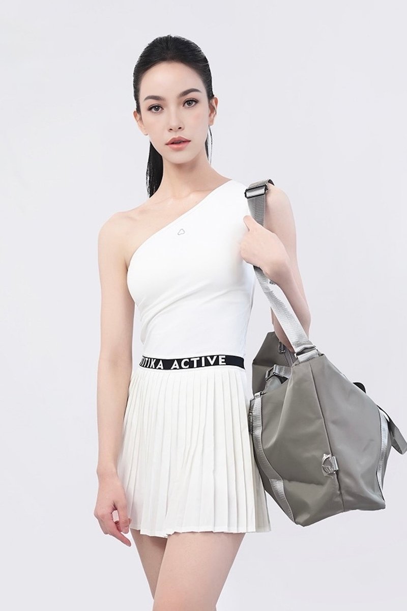 Asymmetry Luxe One-Shoulder Tank - 女運動上衣/背心 - 其他材質 