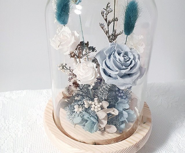 Flower light Lamp Herbarium Jane Florist Preserved eternal flowers  Dried Flowers designed