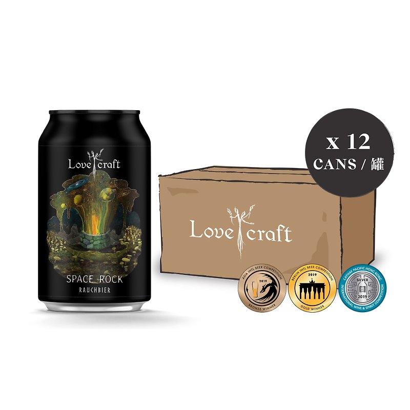 H.K. Lovecraft-本土精釀啤酒-煙燻啤酒 330毫升 x 12罐