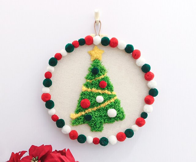 Christmas material package/Russian embroidery/poke embroidery
