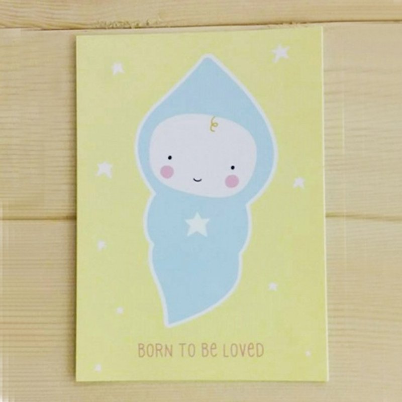 A Little Lovely Company in the Netherlands-Healing and Cute Postcard-Doting Your Baby - Cards & Postcards - Paper 