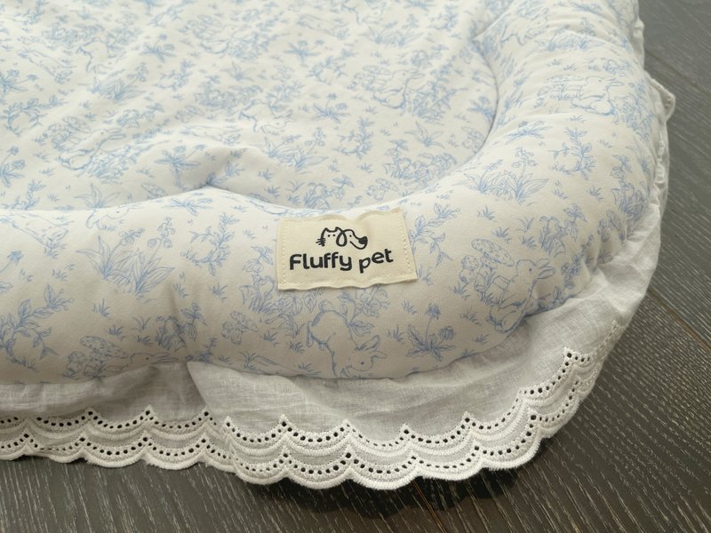 Blue Rabbit Flower Nest - Bedding & Cages - Cotton & Hemp 