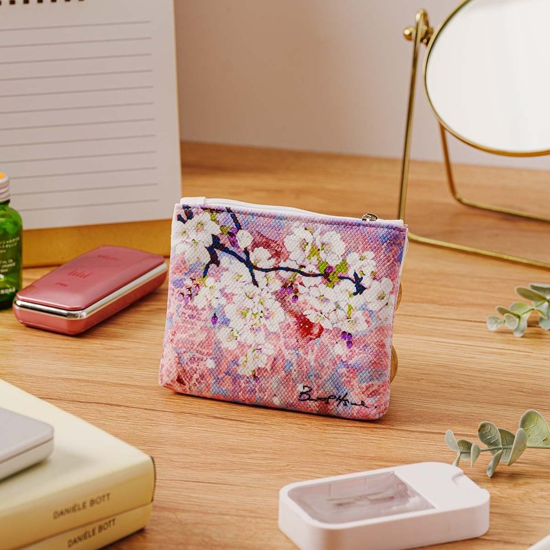 Beatrice Hsiao First Sakura Series-Coin Purse (Limited Edition) - Wallets - Other Man-Made Fibers Multicolor