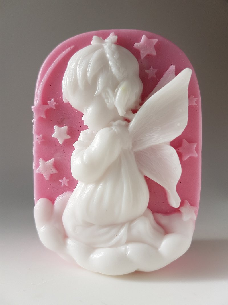 祈禱天使香氛手工皂 - set 1 Girl - 肥皂/手工皂 - 其他材質 粉紅色
