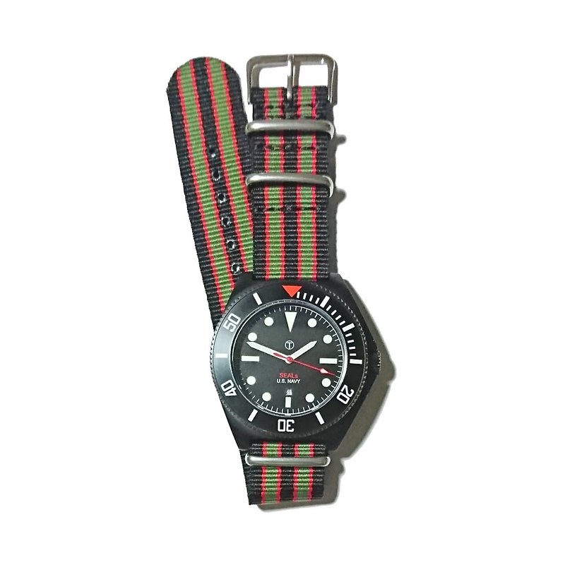 米国のレトロ軍用腕時計 - 米軍ベトナム戦争再現軍用腕時計（Water Ghost） - 腕時計 ユニセックス - ステンレススチール シルバー