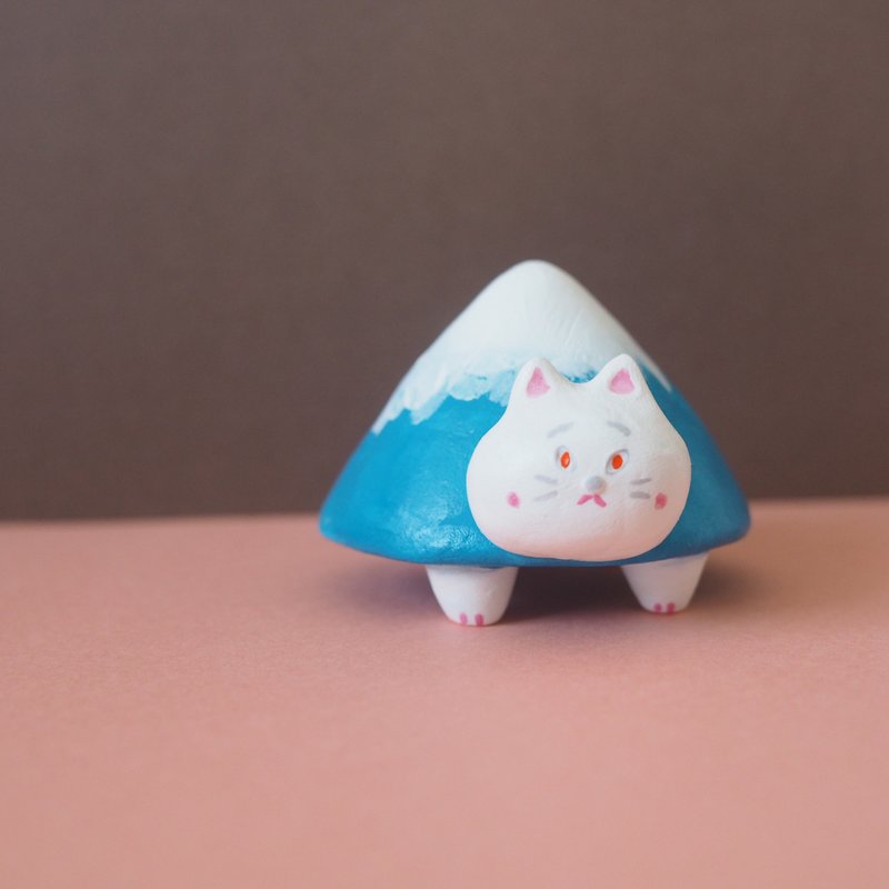 Mountain cat - 公仔/玩偶 - 黏土 藍色