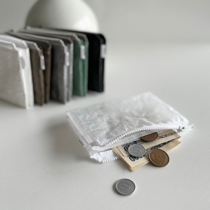 clear [mini wallet] ultralight polyethylene material / unisex - กระเป๋าสตางค์ - ไฟเบอร์อื่นๆ สีใส