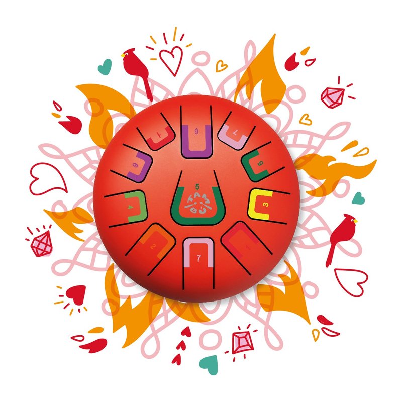 Tambú -The Scarlet Sunset 空靈鼓 - 吉他/樂器 - 其他金屬 紅色