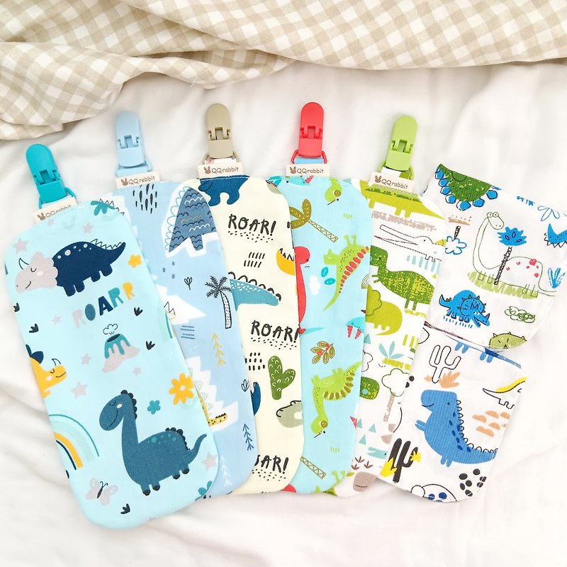 They're all dinosaurs - 13 models to choose from. Double-sided cotton handkerchief/with clipped handkerchief (name can be embroidered) - ผ้ากันเปื้อน - ผ้าฝ้าย/ผ้าลินิน สีน้ำเงิน