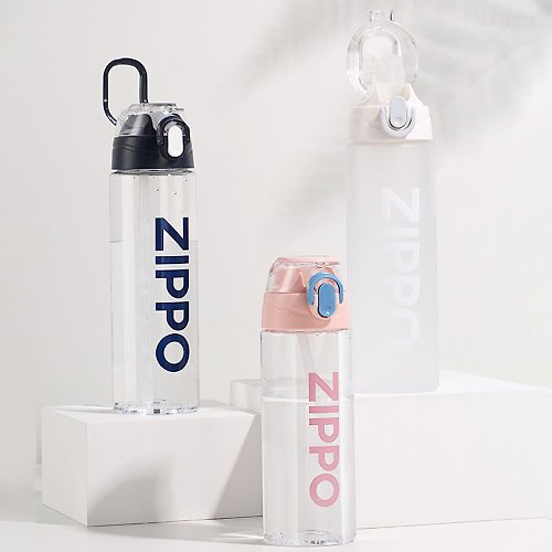 Zippo ZIPPO 運動吸管水壺 600ml 運動水壺 水瓶 隨身水瓶 健身水瓶
