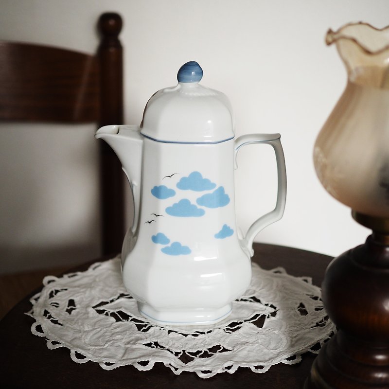 20世紀 德國 Seltmann Weiden 大茶壺 / 咖啡壼 - 茶具/茶杯 - 陶 藍色
