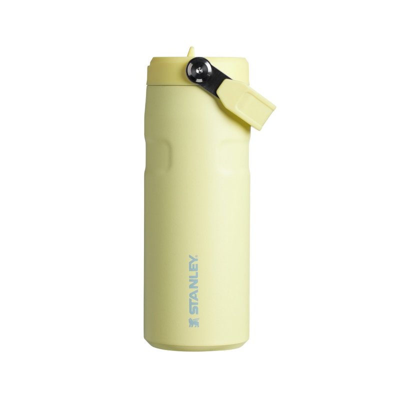 STANLEY輕重力系列 IceFlow Aerolight 摺疊吸管杯 0.47L /萊姆黃 - 保溫瓶/保溫杯 - 不鏽鋼 黃色