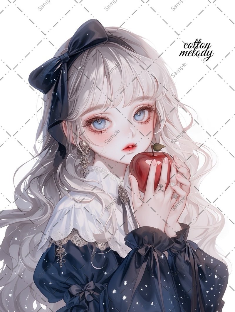 original sticker no.1499 人物ステッカー オリジナルステッカー 人物ステッカー 女の子ステッカー オリジナル人物ステッカー - 貼紙 - 紙 