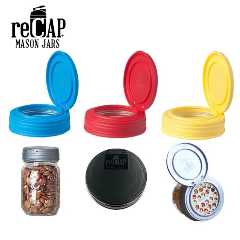 reCAP narrow mouth flip cap - Other - Plastic Multicolor