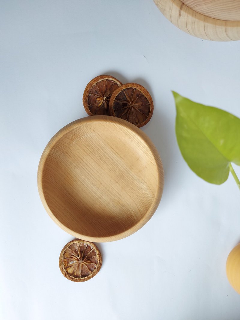 [Fast Shipping] [Hinoki Plate_Small] Taiwanese cypress/Plate/Jewelry Plate/Display Plate_Single - Plates & Trays - Wood 