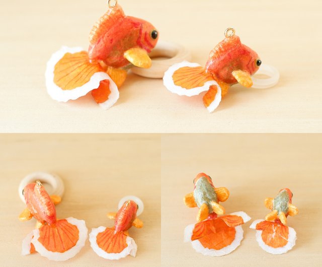 ミニ金魚鉢⭐️ミニ巾着袋⭐️起き上がりこぼし⭐️金魚⭐️キーチェーン付き⭐️置物⭐️２3個 ミニ金魚鉢⭐️ミニ巾着袋⭐️起き上がりこぼし⭐️金魚⭐️キー