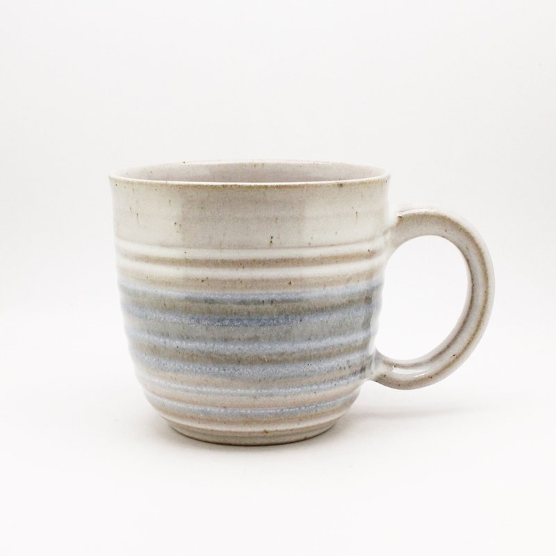 Dual collection series – bright glazed blue color ceramic cup coffee cup tea cup ceramic cup - Mugs - Pottery Blue