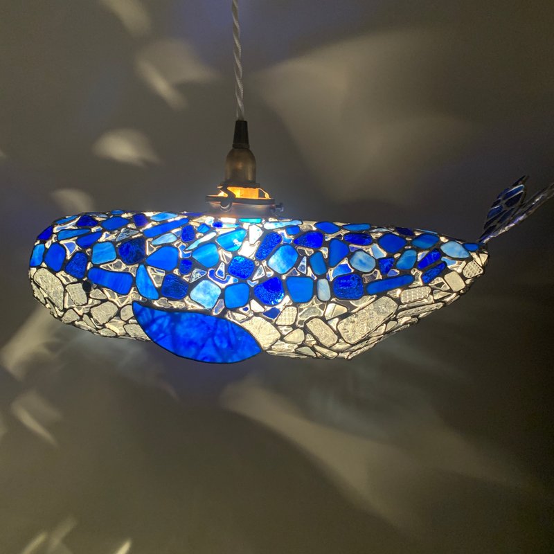 再販:Jewel Night 大きなクジラ　Blue Heaven - 燈具/燈飾 - 玻璃 藍色