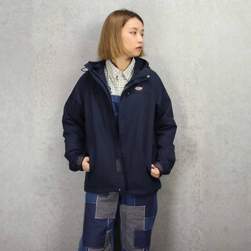 Tsubasa.Y ancient house 010Dickies windbreaker jacket, jacket windproof and lightweight - เสื้อสูท/เสื้อคลุมยาว - ไนลอน 