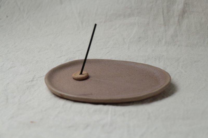 Incense Tray Dessert Tray Ornament Tray Buy now and get a free incense holder - Fragrances - Pottery 