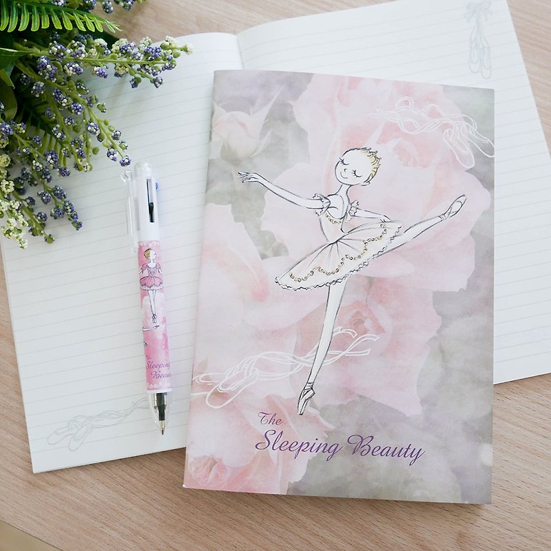 Yizhike Ballet | Sleeping Beauty A5 Flower Language Notebook - Notebooks & Journals - Paper Pink