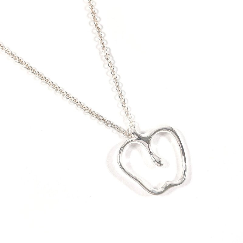 【日本直送 中古美品】ティファニー TIFFANY&Co. ネックレス アップル りんご エルサペレッティ シルバー925 アクセサリー 新品仕上げ済み - 項鍊 - 純銀 銀色