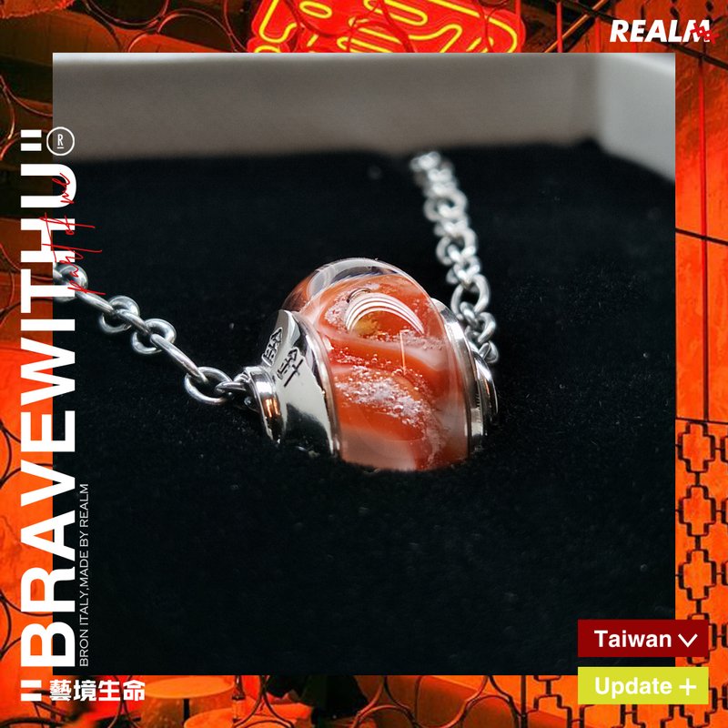 骨灰琉璃項鍊/骨灰玻璃項鍊 - 項鍊 - 玻璃 
