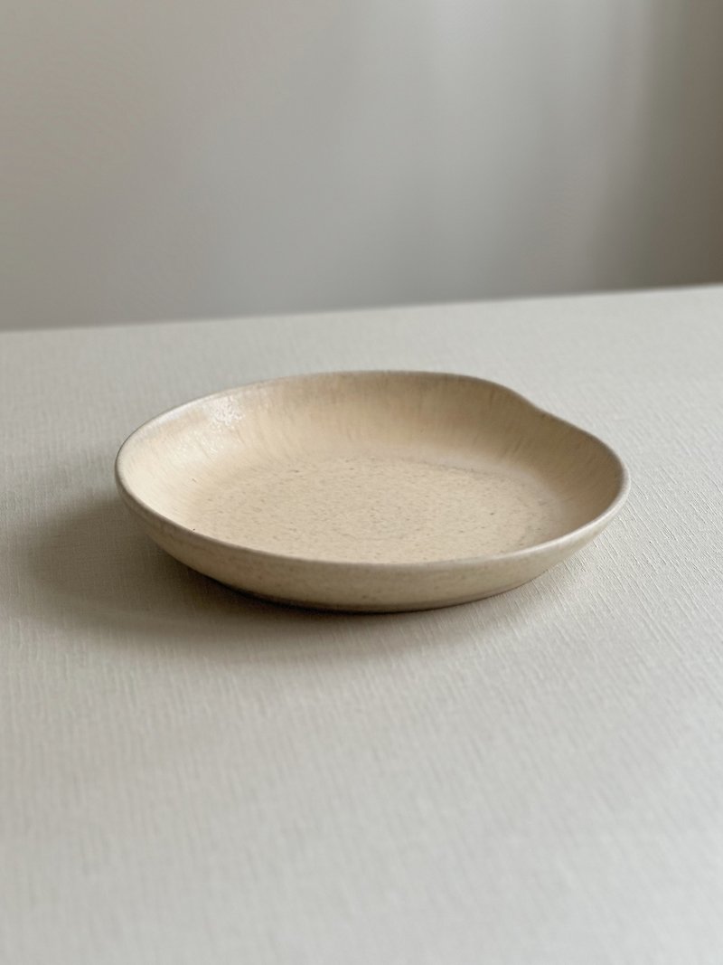 七寸柿切板 - 皿・プレート - 陶器 