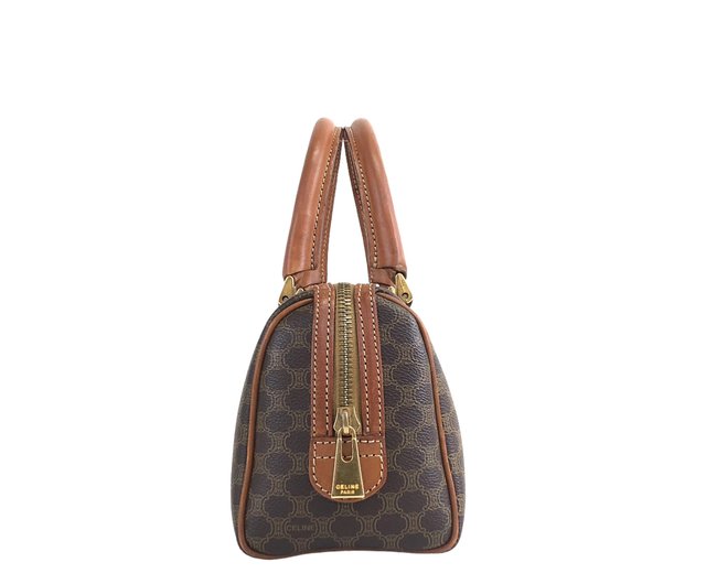 日本直送 名牌中古包 】CELINE セリーヌ マカダム PVC レザー