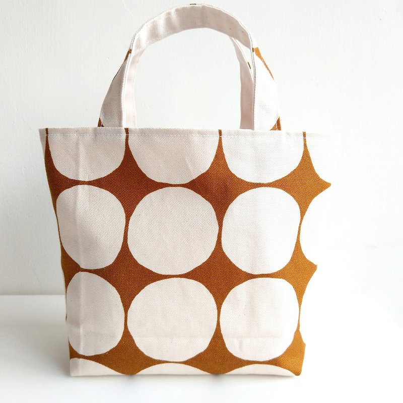 Daily Lane Dispersion Handbags - Japanese Unprinted Dots - Backpacks & Bags - Cotton & Hemp 