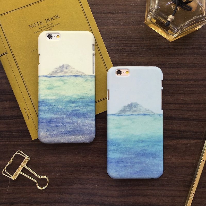 Island(combination)-phone case iphone samsung sony htc zenfone oppo LG - Phone Cases - Plastic Gray