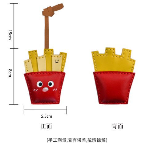 French fry pendant pendant bag pendant keychain charm
