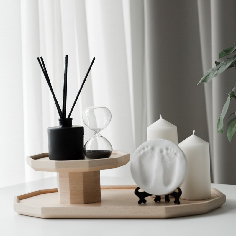 Pana Objects 暖木雙層托盤組 - 層架/置物架/置物籃 - 木頭 咖啡色
