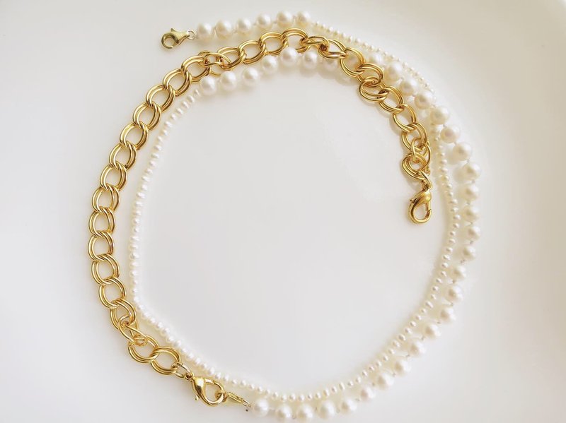 Josephine Joséphine - Necklaces - Pearl Gold