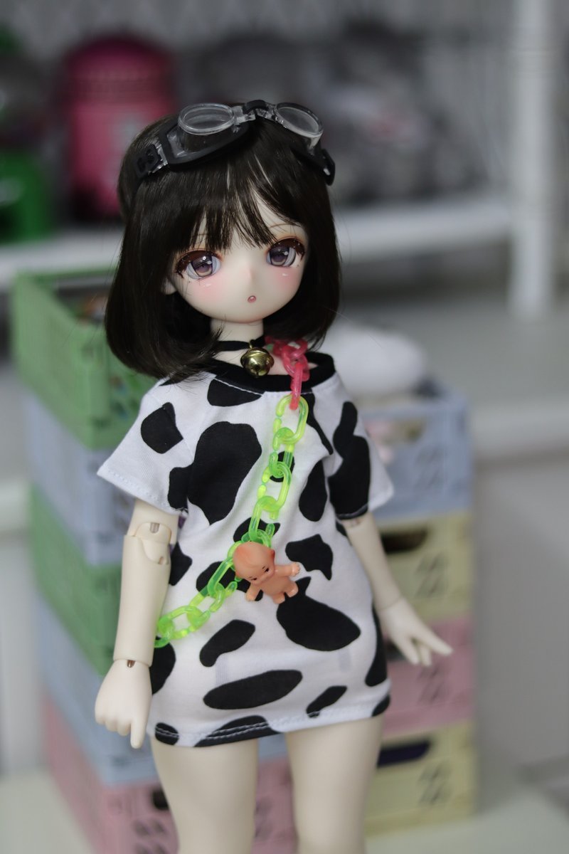 MSD,MDD Moo moo dress - อื่นๆ - ผ้าฝ้าย/ผ้าลินิน ขาว