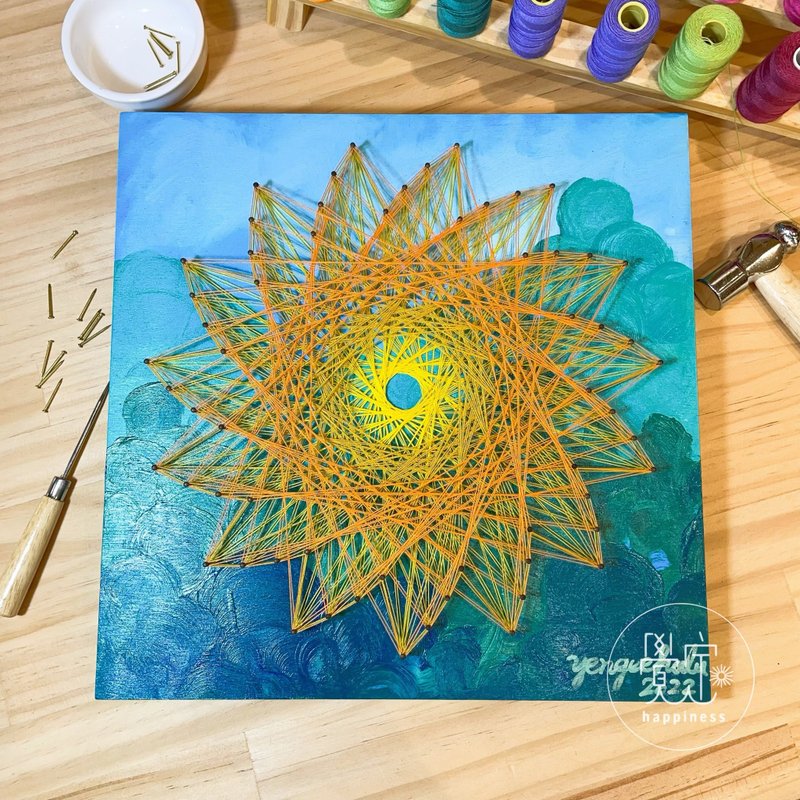 Stringart 藝術作品 - 擺飾/家飾品 - 其他材質 多色