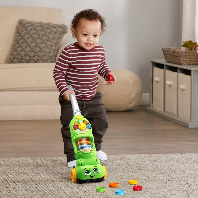 Fast arrival - only shipped to Taiwan [LeapFrog] Walk and Count Vacuum Cleaner - Green - Kids' Toys - Other Materials Green